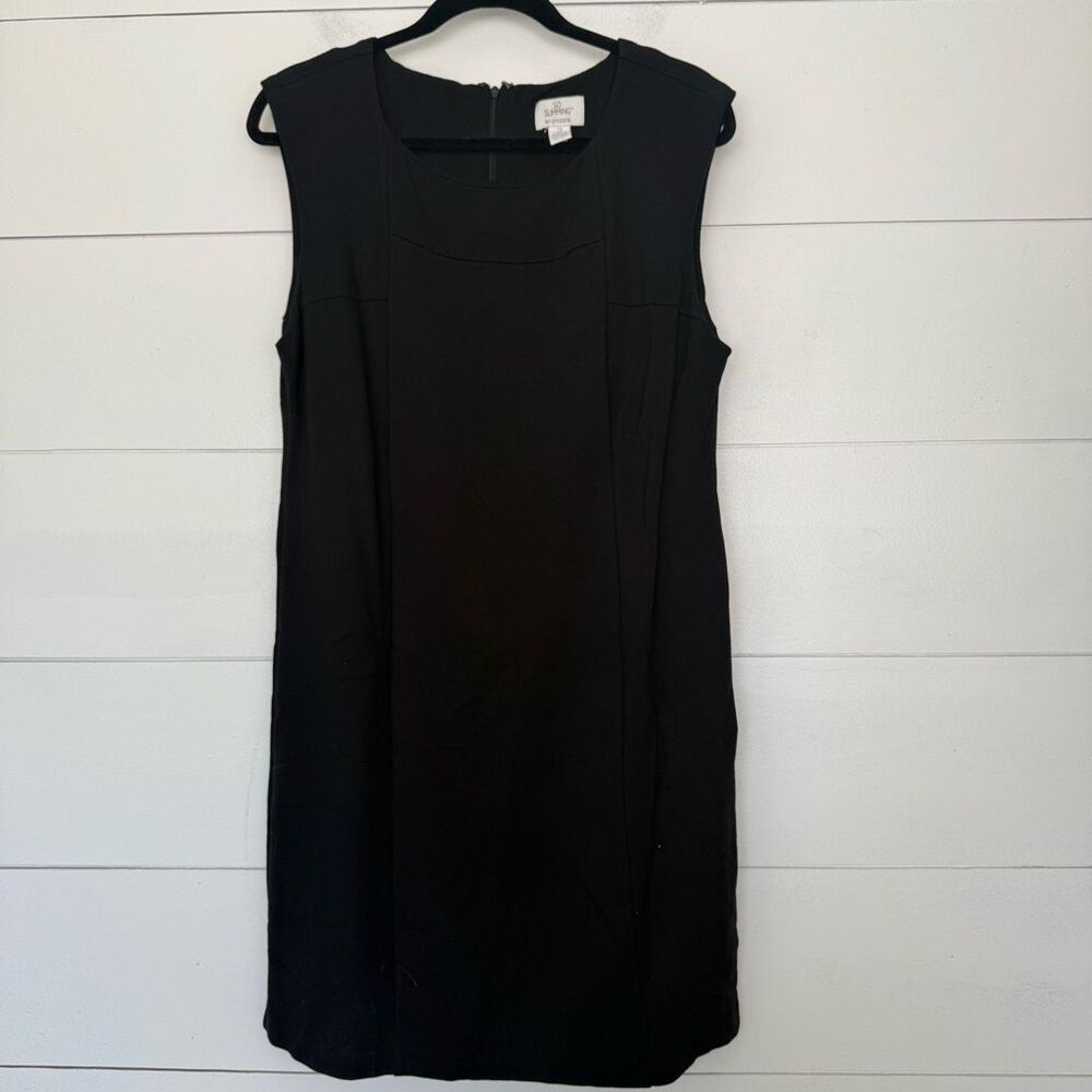 So Slimming Chico’s Women’s 2 Black Career Dress Office Core